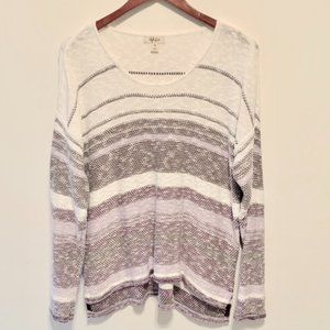 Style & Co Cotton Sweater, M